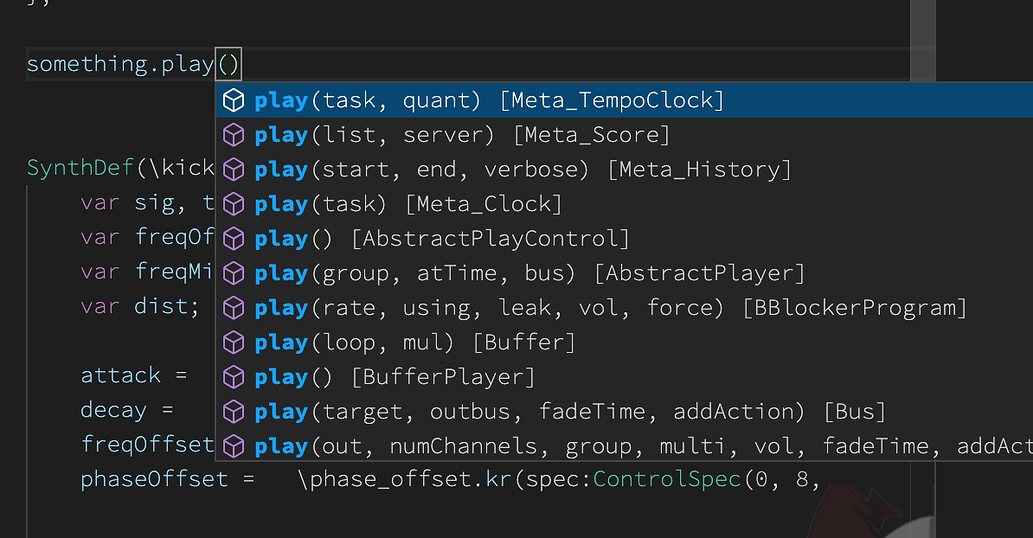 SuperCollider VSCode / Language Server Protocol support - Development ...